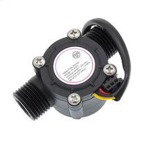 Sensor De Fluxo De Água 12V YF-S201 Efeito Hall DC 5-18V 1-30L/min 2.0MPa Medidor De Fluxo Sensor De Fluxo De Água 12V YF-S201 Efeito Hall DC 5-18V 1-30L/min 2.0MPa Medidor De Fluxo
