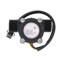 Sensor De Fluxo De Água 12V YF-S201 Efeito Hall DC 5-18V 1-30L/min 2.0MPa Medidor De Fluxo