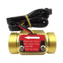 Sensor De Fluxo De Água Turbina De Efeito Hall Em Cobre Puro