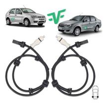 Sensor de freio abs fiat palio siena 2001 á 2018 traseiro direito/esquerdo kit c/2 Sensor de freio abs fiat palio siena 2001 á 2018 traseiro direito/esquerdo kit c/2