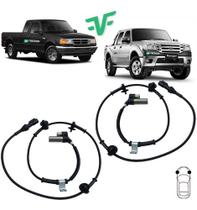 Sensor de freio abs ford ranger 2.3 2.5 2.8 3.0 1998 á 2012 dianteiro direito/esquerdo kit c/2
