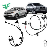 Sensor de freio abs hyundai ix35 tucson kia sportage 2010 á 2015 dianteiro direito/esquerdo kit c/2