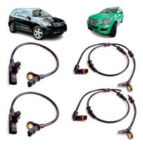 Sensor de freio abs mercedes benz ml 320 350 500 63 amg 2006 á 2011 traseiro direito/esquerdo kit c/