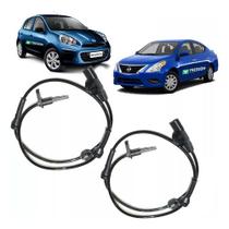 Sensor de freio abs nissan march 1.0 1.6 versa 1.0 1.6 2012 á 2021 dianteiro direito/esquerdo kit c/ Sensor de freio abs nissan march 1.0 1.6 versa 1.0 1.6 2012 á 2021 dianteiro direito/esquerdo kit c/