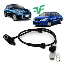 Sensor de freio abs nissan march 1.0 1.6 versa 1.0 1.6 2012 á 2021 traseiro direito