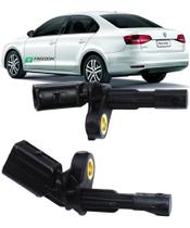 Sensor de freio abs vw jetta passat golf tsi fsi 2005 á 2015 kit c/2 unidades traseiro (1ld + 1le)