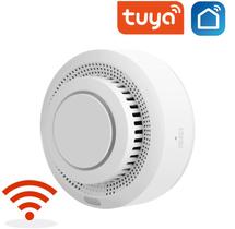 Sensor de fumaca inteligente wi-fi - tuya / smartlife