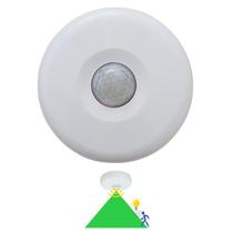 SENSOR DE ILUMINACAO PRESENÇA p/ TETO SOBREPOR Acende e Apaga Luz