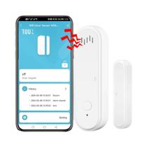 Sensor De Janela E Porta WiFi Zigbee Para Casa Inteligente Com Controle De Voz, Bateria AAA, Sensor De Janela E Porta WiFi Zigbee Para Casa Inteligente Com Controle De Voz, Bateria AAA,