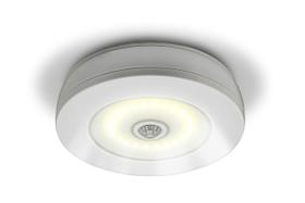 Sensor de luz LED de parede de teto Brite Wireless Motion-Activated Sensor de luz LED de parede de teto Brite Wireless Motion-Activated