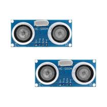 Sensor De Medição De Distância Ultrassônico Para Carro Inteligente HC-SR04 Módulo Detector De Sensor De Medição De Distância Ultrassônico Para Carro Inteligente HC-SR04 Módulo Detector De