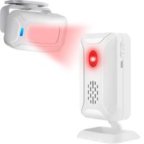 Sensor de movimento Doorbell Cruxer para empresas com 1 sensor e 1 receptor