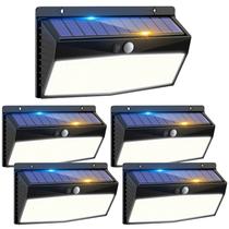 Sensor de movimento externo LED Solar Lights Peasur 368, pacote com 5