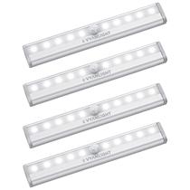 Sensor de movimento LED sob as luzes do gabinete VYANLIGHT, pacote com 4 Sensor de movimento LED sob as luzes do gabinete VYANLIGHT, pacote com 4
