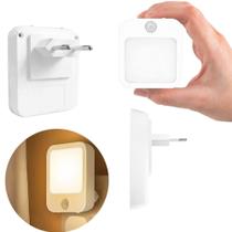 Sensor de Movimento Luz Noturna LED com Brilho Ajustável - B-MAX