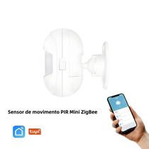 Sensor de Movimento Mini ZigBee 3.0 - Detector de Presença Tuya Smart - Alimentado por Bateria