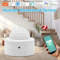 Sensor De Movimento PIR Inteligente Tuya Zigbee Detector Infravermelho Mini Alarme De Presença