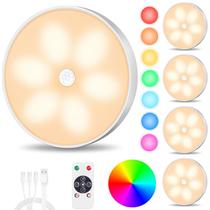 Sensor de movimento sem fio Puck Lights Lightbiz 8 cores RGB LED