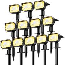 Sensor de movimento Solar Spot Lights nipify, pacote com 12 unidades, à prova d'água