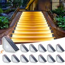 Sensor de movimento Solar Step Lights Kondras, pacote com 12 unidades, à prova d'água
