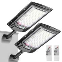 Sensor de movimento Solar Street Light Eontim, pacote com 2 unidades, IP65 Sensor de movimento Solar Street Light Eontim, pacote com 2 unidades, IP65