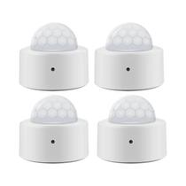 Sensor de Movimento Zigbee Mini PIR Tuya - Detector de Alarme 2 em 1 com Sensor de Luz Infravermelho Passivo