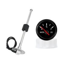 Sensor De Nível De Água Com Luz De Fundo Vermelha De 52mm, Medidor De 0-190 Ohm Para Carro, Barco,