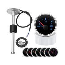 Sensor De Nível De Água Em Aço Inoxidável 0-190ohm Com Luz De Fundo Em 7 Cores 9-32V Para Carro E