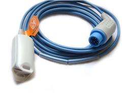 Sensor de oximetria compatível ao mindray umec 10 7 pinos tipo clipe