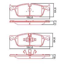 Sensor de pastilha traseiro le evoque 2.0