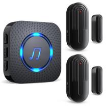 Sensor de porta Chime SanJie 500 ml, alcance 26 sinos, 5 volumes