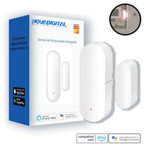 Sensor de Porta e Janela Wi-fi Tuya Nova Digital