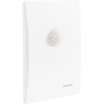 Sensor de Presença 120 de Embutir em Parede Tramontina Bivolt com Fotocélula Branco