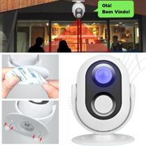 Sensor de Presença 3 em 1 Alarme Entrada Anunciador Sonoro Bem Vindo Movimento Alerta Casa Loja Sensor de Presença 3 em 1 Alarme Entrada Anunciador Sonoro Bem Vindo Movimento Alerta Casa Loja