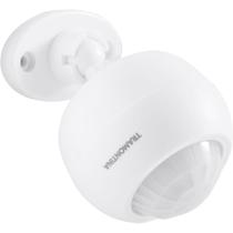 Sensor De Presença 360 Articulado De Parede E Teto Tramontina Bivolt Com Fotocélula Branco