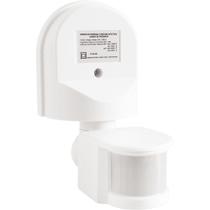 Sensor De Presença 360 Articulado Para área Semi Aberta Bivolt Com Fotocélula Branco