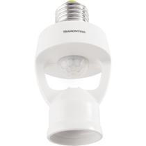 Sensor de Presença 360 Soquete E27 Tramontina Bivolt com Fotocélula Branco Sensor de Presença 360 Soquete E27 Tramontina Bivolt com Fotocélula Branco