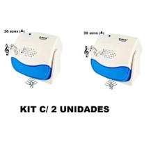 Sensor De Presença Campainha Anunciador Kit C/2 Unidades