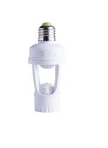 Sensor de presenca com base e27 - 3m 100-240v-bco