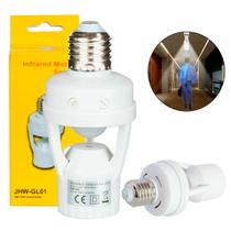 Sensor De Presença Com Fotocélula Lâmpada Soquete E27 Sensor De Presença Com Fotocélula Lâmpada Soquete E27