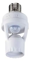 Sensor De Presença Com Fotocélula Para Lâmpada Soquete Cor Branco Sensor De Presença Com Fotocélula Para Lâmpada Soquete Cor Branco