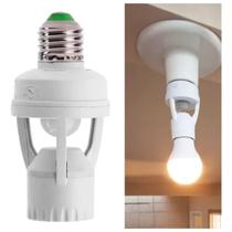 Sensor De Presença Com Fotocélula Soquete Lâmpada Bocal E Sensor De Presença Com Fotocélula Soquete Lâmpada Bocal E
