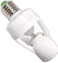 Sensor de Presença E27 Controle Iluminação Intel.