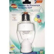 Sensor De Presença Fotocélula Soquete E27 Rosqueável Exatron