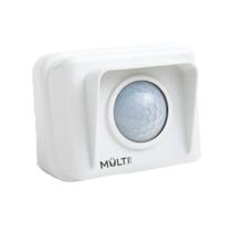 Sensor de Presença Iluminação Area Externa Multicraft MPL18 Bivolt com ângulo 120º e alcance de 10m