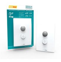 Sensor De Presença Iluminação Embutir Parede 120º 1503 Bivolt - Enerbras