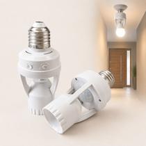 Sensor De Presença Iluminação Lâmpada Soquete E27 Fotocélula Sensor De Presença Iluminação Lâmpada Soquete E27 Fotocélula
