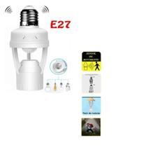 Sensor De Presença Kit c/2 unidades Com Fotocélula Para Lâmpada Soquete E27 - ELETROEMODA