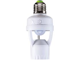 Sensor De Presença Lampada Soquete E27 Interruptor Movimento