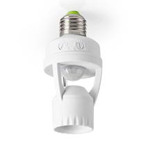 Sensor De Presença Lampada Soquete E27 Interruptor Movimento